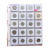 2 pages of 31 Washington quarters including a