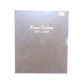 Complete high grade set of silver Peace dollars,