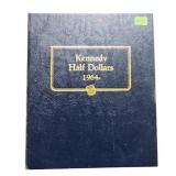 Set of Kennedy half dollars 1964-1993; 2 - 90%,