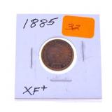 1885 Indian cent XF+