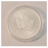 2015 $5 Canada silver maple leaf