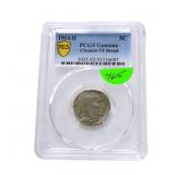 1914D Buffalo nickel PCGS VF cleaned