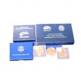 Bag of 6 commemorative silver half dollars: