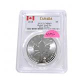 2018 Canada silver maple leaf $5 PCGS
