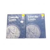 2 sets of Lincoln cents in Whitman folders,