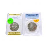 1987s proof Kennedy hald PCGS PR69 deep cameo,