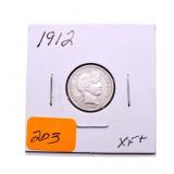 1912 Barber dime XF