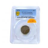 1870 Indian cent PCGS XF scratch