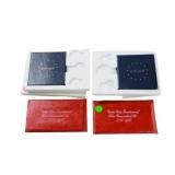 2 -1976 Bicentennial 3 coin silver unc sets &