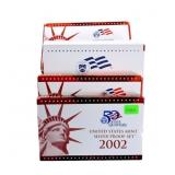 2002, 2004, 2007, 2008 silver proof sets