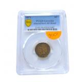 1871 Indian cent PCGS XF, altered surface