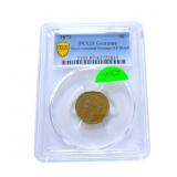 1872 Indian cent PCGS XF environmental damage