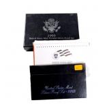 1992, 2007 silver proof sets & 1993 premier silver