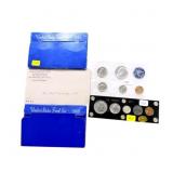 1964 silver proof set, 2 - 1965 special mint sets,