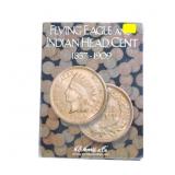 Partial set of Indian head cents, only missing