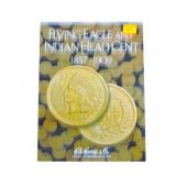 Almost complete better grade set of Indian cents,