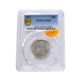1877 seated Liberty quarter PCGS XF45