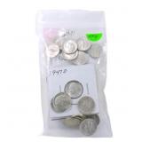Bag of 24 BU Roosevelt dimes