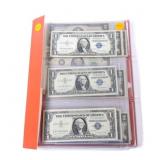 1 - 1935 silver certificate, 2 - 1957 silver