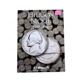 Complet set of Jefferson nickels in a Harris