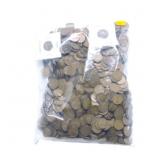 Bag of 1000 Lincoln wheat cents