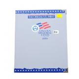 Album of AU Lincoln memorial cents, 108 coins