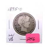 1895O Barber half dollar G/VG