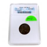 1913S Lincoln cent ANACS MS60 cleaned