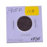 1915D Buffalo nickel VF/XF