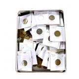 Tin of Lincoln wheat cents 09