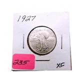 1927 Standing Liberty quarter XF