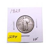 1923 Standing Liberty quarter VF