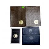 1973S & 1974S blue Ikes & 1 - 1971 & 2 - 1974