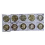 Bag of 10 silver Ikes, 5 - 1972S, 5 - 1973S