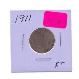 1911 Liberty nickel F+