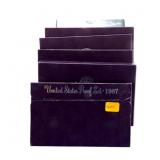 1982, 2 - 1984, 1985, 1986, 1987 proof sets