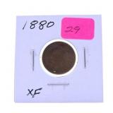 1880 Indian cent XF
