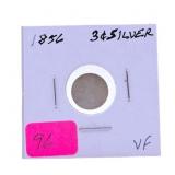 1856 3 cent silver VF