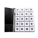 Album of 73 better grade/date Lincoln wheat cents