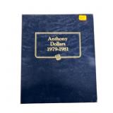 Complete set of SBA dollars in a Dansco album,