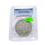 1893O Morgan silver dollar PCGS VF repaired
