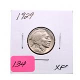 1929 Buffalo nickel XF+