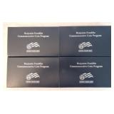 Lot of 4 - 2006 unc Benjamin Franklin dollars