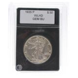 1935 Walking Liberty half Gem BU