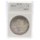 1902-O Morgan dollar ANACS MS62
