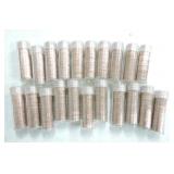 Lot of 21 BU rolls Roosevelt dimes 1994-99