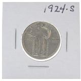 1924-S Standing Liberty quarter VF20
