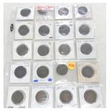 Page of 20 large cents 1797-1848
