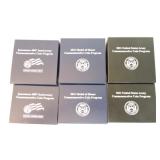2007 proof and unc Jamestown dollars,