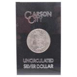 1884-CC GSA Morgan dollar, box & COA